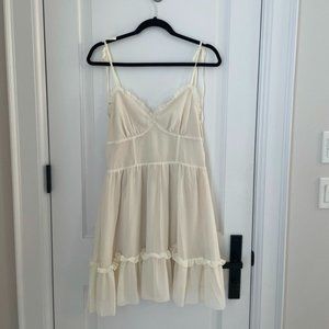 White Flowy Dress